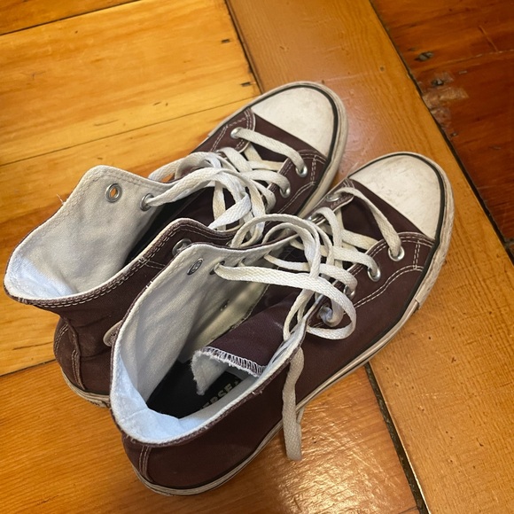 Brown high top platform converse - Picture 2 of 4